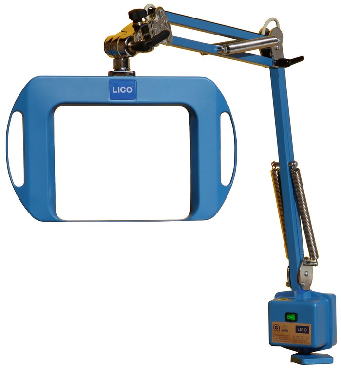 BIG EYE 2 blue rectangular magnifier